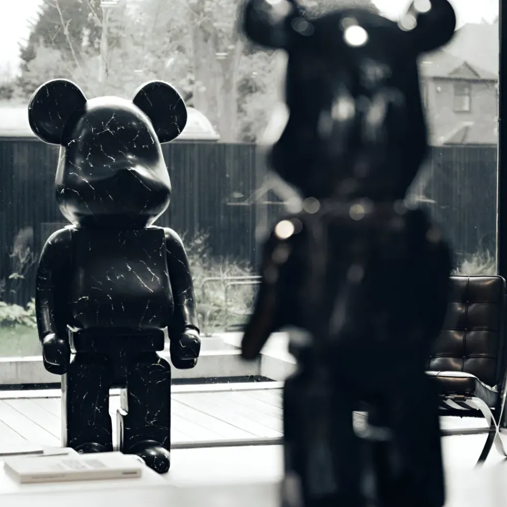 Giant|Floor Standing^Statues & Sculptures Aero Bear 165cm Black Resin Indoor Sculpture