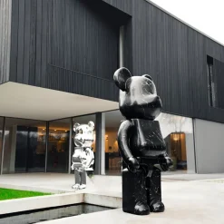 Floor Standing|Animals^Statues & Sculptures Aero Bear 135cm Black Resin Indoor Sculpture