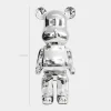 Table Top|Floor Standing^Statues & Sculptures Aero Bear 50cm Chrome Resin Indoor Sculpture