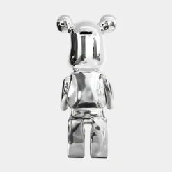 Table Top|Floor Standing^Statues & Sculptures Aero Bear 50cm Chrome Resin Indoor Sculpture