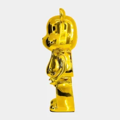 Table Top|Floor Standing^Statues & Sculptures Aero Bear 50cm Gold Resin Indoor Sculpture