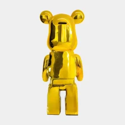 Table Top|Floor Standing^Statues & Sculptures Aero Bear 50cm Gold Resin Indoor Sculpture