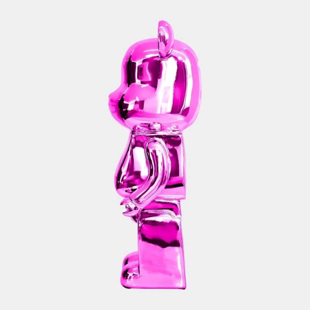 Table Top|Floor Standing^Statues & Sculptures Aero Bear 50cm Pink Resin Indoor Sculpture
