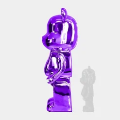 Floor Standing|Animals^Statues & Sculptures Aero Bear 135cm Purple Resin Indoor Sculpture