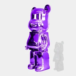 Floor Standing|Animals^Statues & Sculptures Aero Bear 135cm Purple Resin Indoor Sculpture