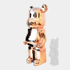 Floor Standing|Animals^Statues & Sculptures Aero Bear 135cm Rose Gold Resin Indoor Sculpture