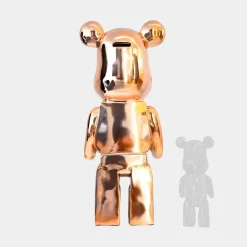 Floor Standing|Animals^Statues & Sculptures Aero Bear 135cm Rose Gold Resin Indoor Sculpture