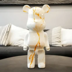 Table Top|Floor Standing^Statues & Sculptures Aero Bear 50cm White Resin Indoor Sculpture