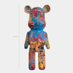 Table Top|Floor Standing^Statues & Sculptures Aero Bear Colourburst 50cm Resin Indoor Sculpture