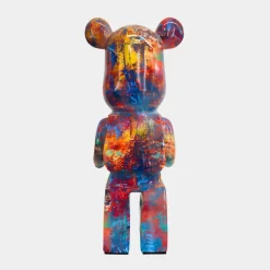 Table Top|Floor Standing^Statues & Sculptures Aero Bear Colourburst 50cm Resin Indoor Sculpture