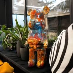 Table Top|Floor Standing^Statues & Sculptures Aero Bear Colourburst 50cm Resin Indoor Sculpture
