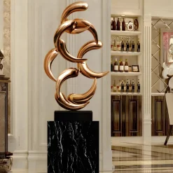 Table Top|Floor Standing^Statues & Sculptures Aero Stream 74cm Bronze Metal Indoor Sculpture v2