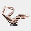 Table Top|Abstract^Statues & Sculptures Aero Stream 50cm Copper Metal Indoor Sculpture