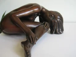 Figurative|Table Top^Statues & Sculptures Alessandra Figurine Bronze Indoor Sculpture