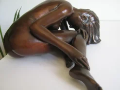 Figurative|Table Top^Statues & Sculptures Alessandra Figurine Bronze Indoor Sculpture