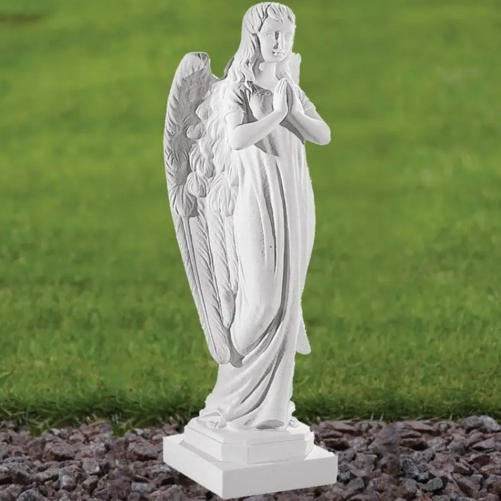 Angel^Statues & Sculptures Angel 37cm Marble Resin Garden Statue