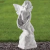 Angel^Statues & Sculptures Angel 38cm Marble Resin Garden Statue