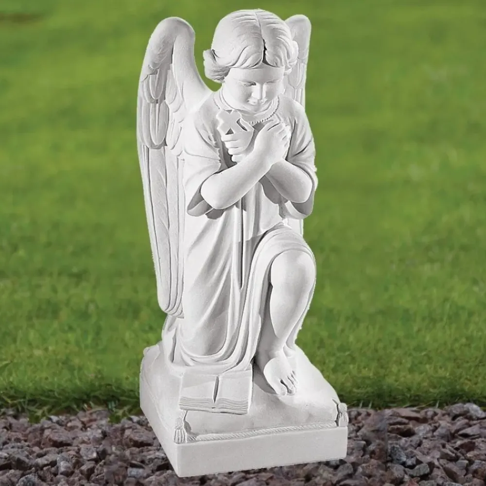 Angel^Statues & Sculptures Angel 54cm Marble Resin Garden Statue