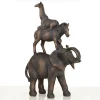 Table Top|Contemporary^Statues & Sculptures Animal Ascent 46cm Bronze Resin Indoor Statue
