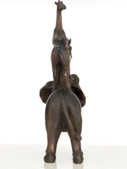 Table Top|Contemporary^Statues & Sculptures Animal Ascent 46cm Bronze Resin Indoor Statue