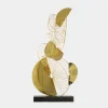 Table Top|Floor Standing^Statues & Sculptures Arc Aeon 93cm Gold Metal Indoor Sculpture