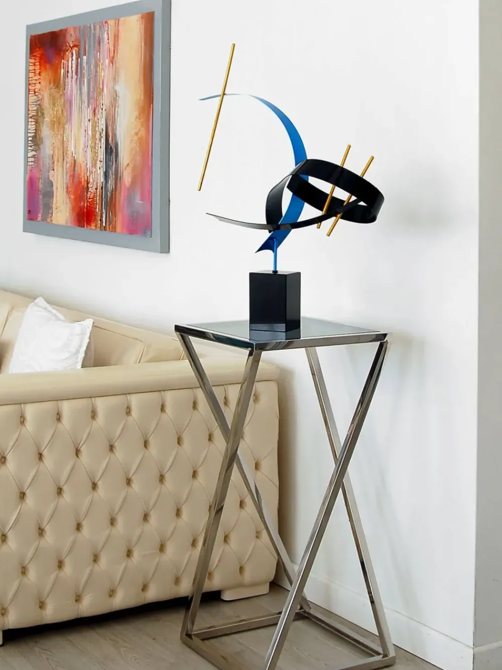 Table Top|Abstract^Statues & Sculptures Art of Noise 70cm Abstract Metal Indoor Sculpture