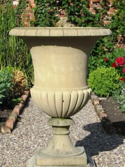 Large|Round^Statues & Sculptures Artemis Vase Stone Garden Planter