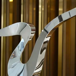 Table Top|Floor Standing^Statues & Sculptures Astral Edge 76cm Silver Metal Indoor Sculpture