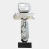Table Top|Floor Standing^Statues & Sculptures Astrolith 89cm Silver Metal Indoor Sculpture v3