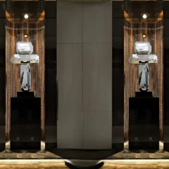 Table Top|Floor Standing^Statues & Sculptures Astrolith 89cm Silver Metal Indoor Sculpture v3