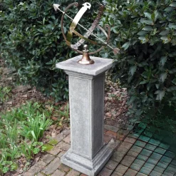 Armillary Sundials^Statues & Sculptures Athenian Armillary Stone Garden Sundial