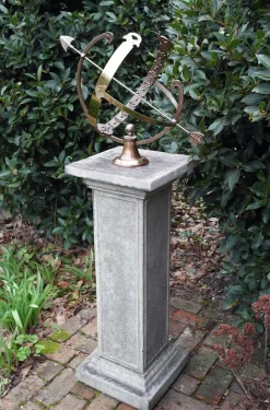 Armillary Sundials^Statues & Sculptures Athenian Armillary Stone Garden Sundial
