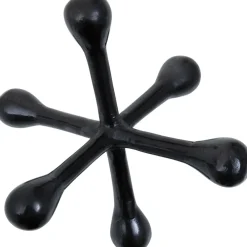Table Top|Abstract^Statues & Sculptures Atomic Bloom 16cm Black Metal Indoor Sculpture