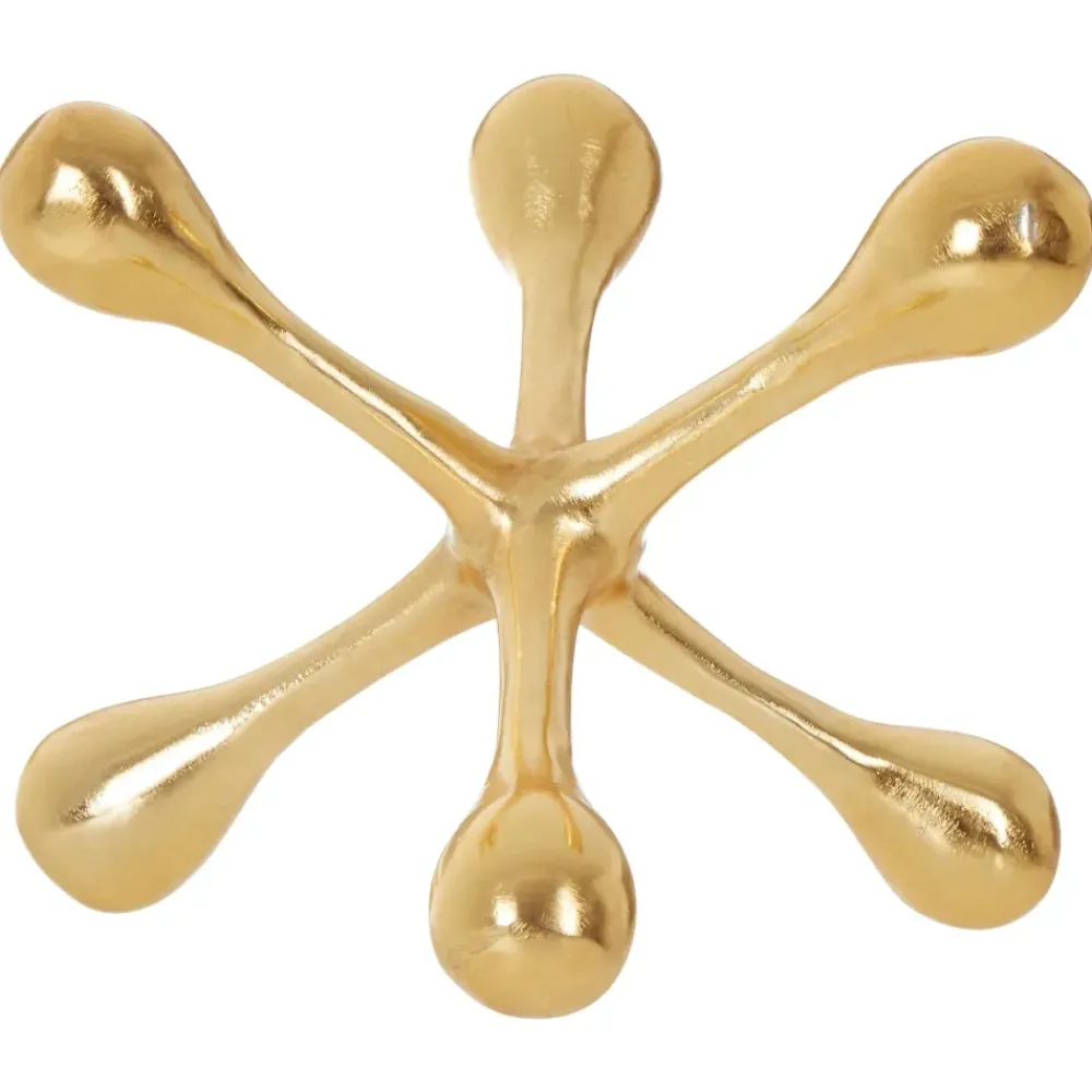 Table Top|Abstract^Statues & Sculptures Atomic Bloom 16cm Gold Metal Indoor Sculpture