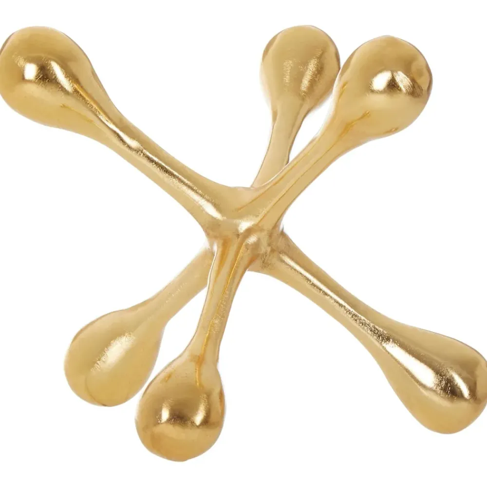 Table Top|Abstract^Statues & Sculptures Atomic Bloom 16cm Gold Metal Indoor Sculpture