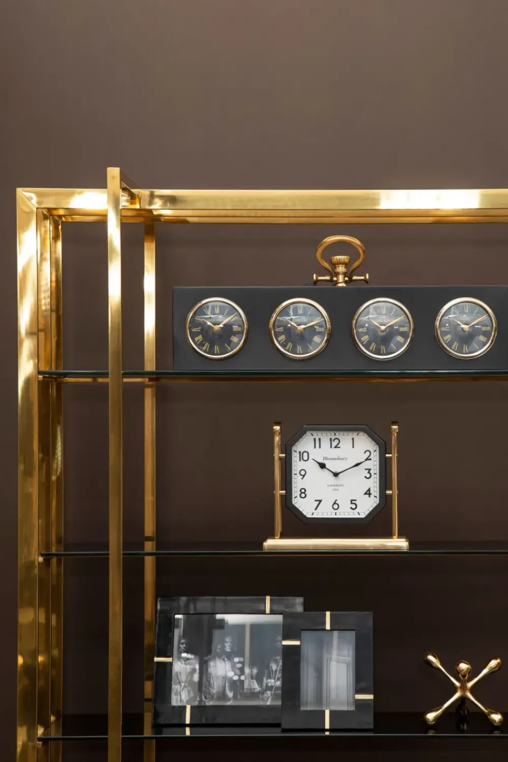 Table Top|Abstract^Statues & Sculptures Atomic Bloom 16cm Gold Metal Indoor Sculpture