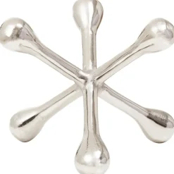 Table Top|Abstract^Statues & Sculptures Atomic Bloom 14cm Silver Metal Indoor Sculpture