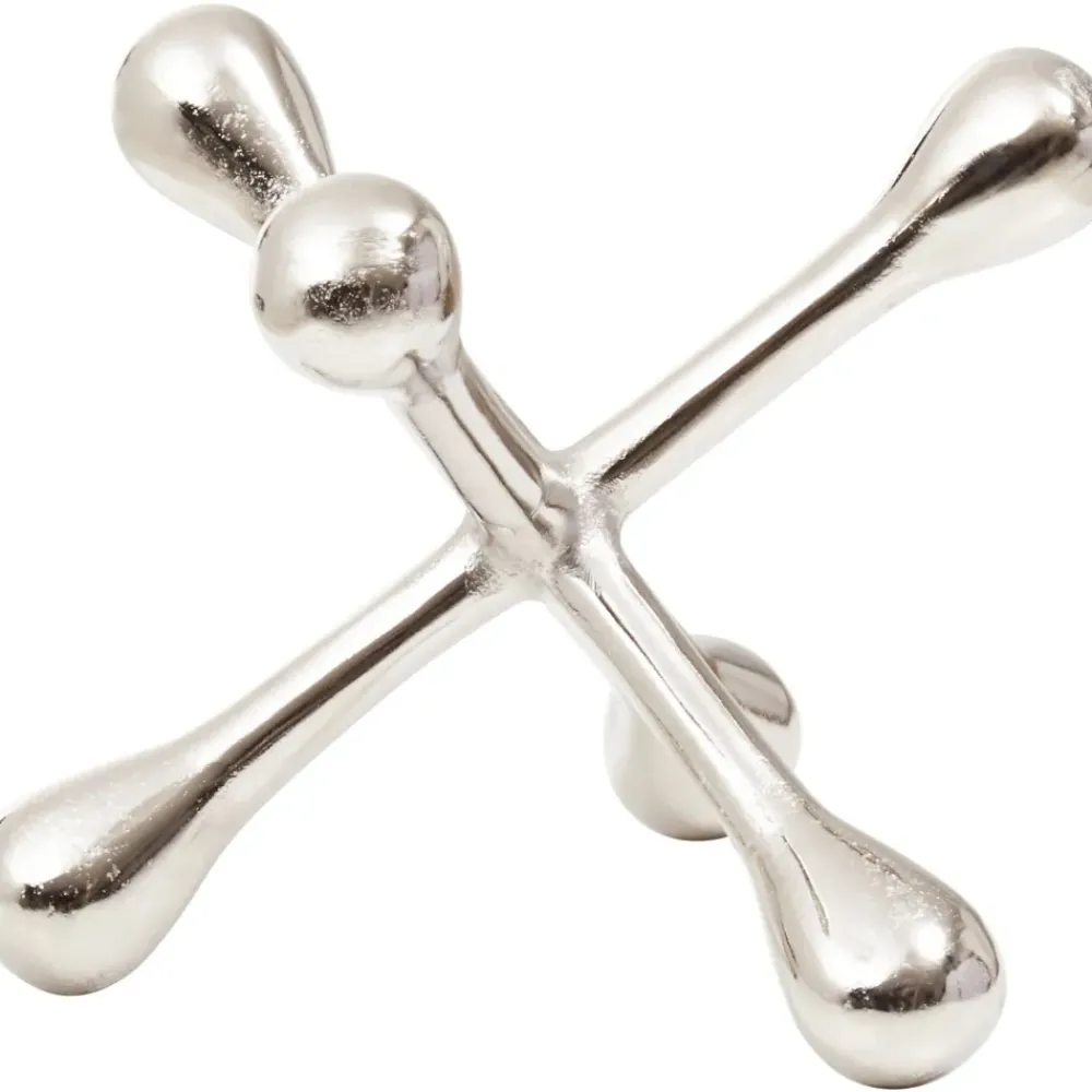 Table Top|Abstract^Statues & Sculptures Atomic Bloom 14cm Silver Metal Indoor Sculpture