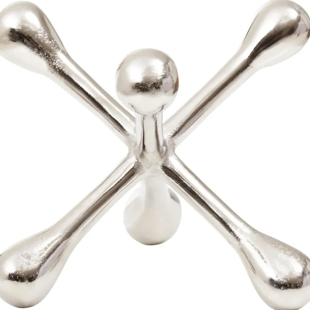 Table Top|Abstract^Statues & Sculptures Atomic Bloom 14cm Silver Metal Indoor Sculpture