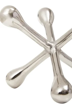 Table Top|Abstract^Statues & Sculptures Atomic Bloom 14cm Silver Metal Indoor Sculpture