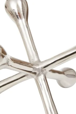 Table Top|Abstract^Statues & Sculptures Atomic Bloom 14cm Silver Metal Indoor Sculpture