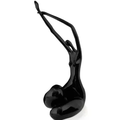 Figurative|Table Top^Statues & Sculptures Awakened Grace 54cm Black Resin Indoor Sculpture