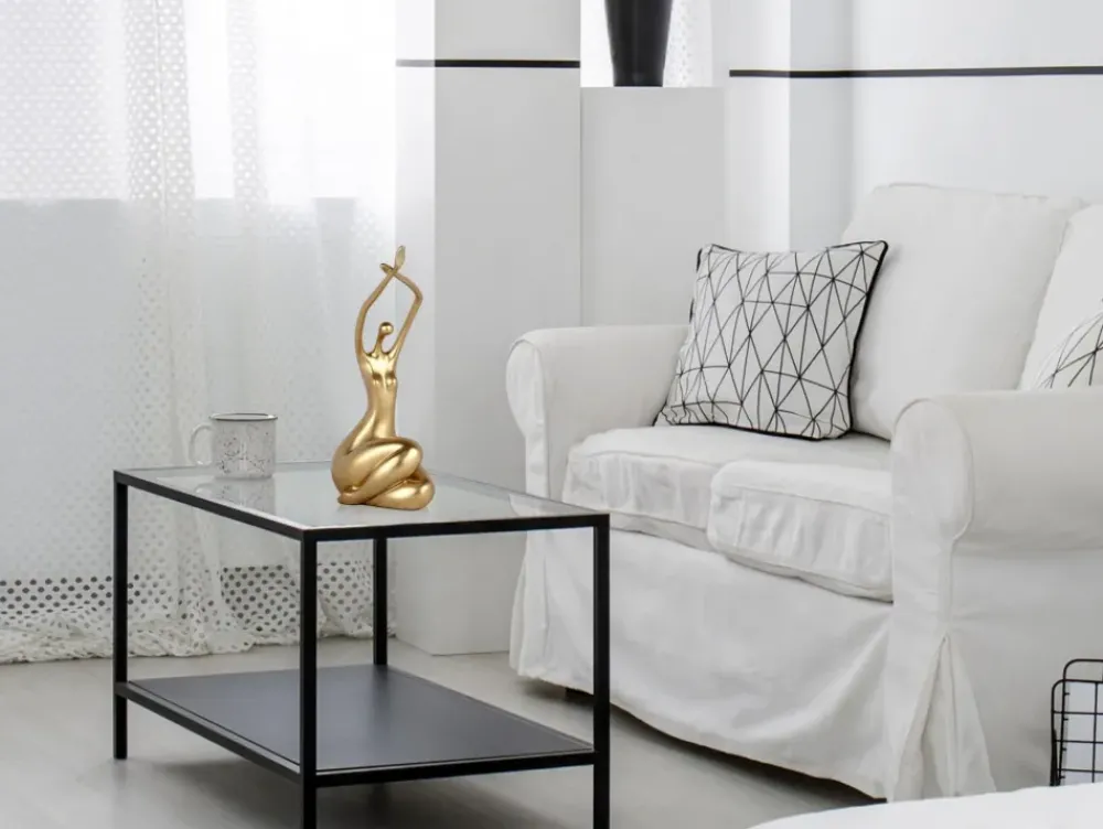 Table Top|Figurative^Statues & Sculptures Awakened Grace 32cm Gold Resin Indoor Sculpture