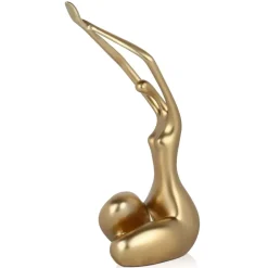 Table Top|Figurative^Statues & Sculptures Awakened Grace 32cm Gold Resin Indoor Sculpture