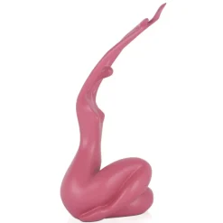 Figurative|Table Top^Statues & Sculptures Awakened Grace 32cm Pink Resin Indoor Sculpture