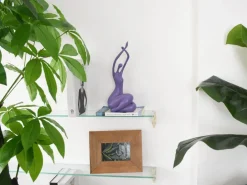 Figurative|Table Top^Statues & Sculptures Awakened Grace 32cm Violet Resin Indoor Sculpture