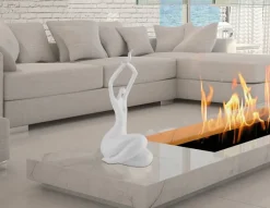 Figurative|Table Top^Statues & Sculptures Awakened Grace 54cm White Resin Indoor Sculpture