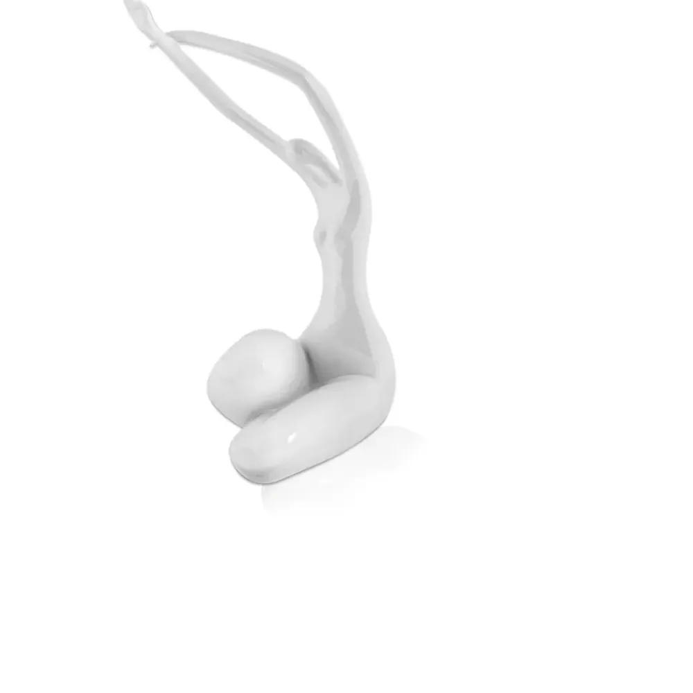 Figurative|Table Top^Statues & Sculptures Awakened Grace 54cm White Resin Indoor Sculpture