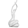 Figurative|Table Top^Statues & Sculptures Awakened Grace 32cm White Resin Indoor Sculpture