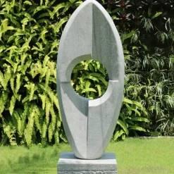 Contemporary^Statues & Sculptures Azura Contemporary Stone Garden Sculpture